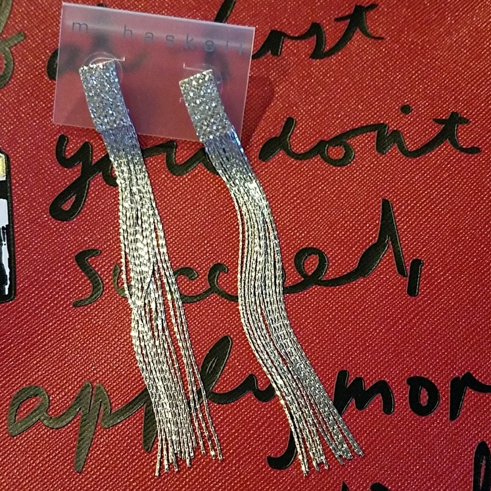 m. haskell Earrings New on card